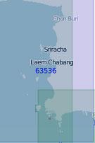 63536 От мыса Пучау (Путхау) до устья реки Чаупхрая (Менам) (Масштаб 1:100 000)