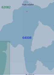 64008 Пролив Цугару (Сангарский) (Масштаб 1:125 000)