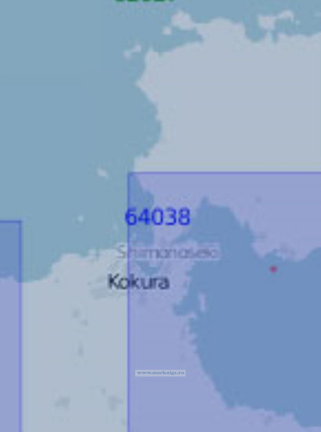 64038 Подходы к проливу Каммон (Масштаб 1:100 000)