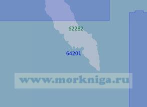 64201 Южная часть острова Беринга (Масштаб 1:100 000)