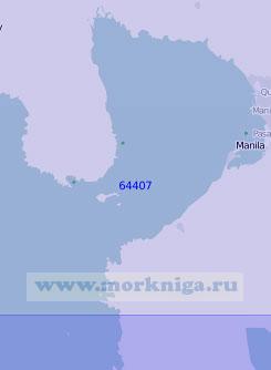 64407 Манильская бухта с подходами (Масштаб 1:100 000)