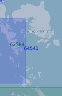64541 Подходы к Сингапуру с юга. Пролив Риау (Масштаб 1: 100 000)