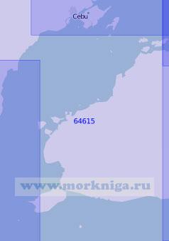 64615 Пролив Бохоль (Себу) (Масштаб 1:100 000)