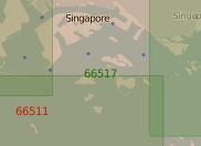 66517 Западная часть порта Сингапур (Масштаб 1:30 000)