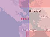 66821 Средняя часть залива Сан-Франциско (Масштаб 1:50 000)