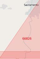 66826 От острова Андрес до города Сакраменто (Масштаб 1:50 000)