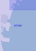 67340 Южная часть порта Кагосима (Масштаб 1:12 000)