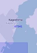 67341 Северная часть порта Кагосима (Масштаб 1:12 000)