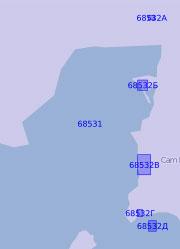 68531 Северная часть бухты Камрань (Масштаб 1:10 000)