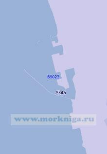 69023 Порт Акита - Фунагава. Район Акита (Масштаб 1: 10 000)