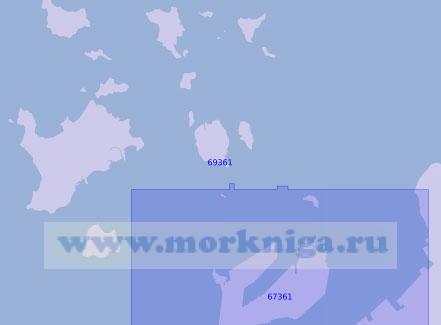69361 Восточная часть архипелага Сиваку (Масштаб 1:25 000)
