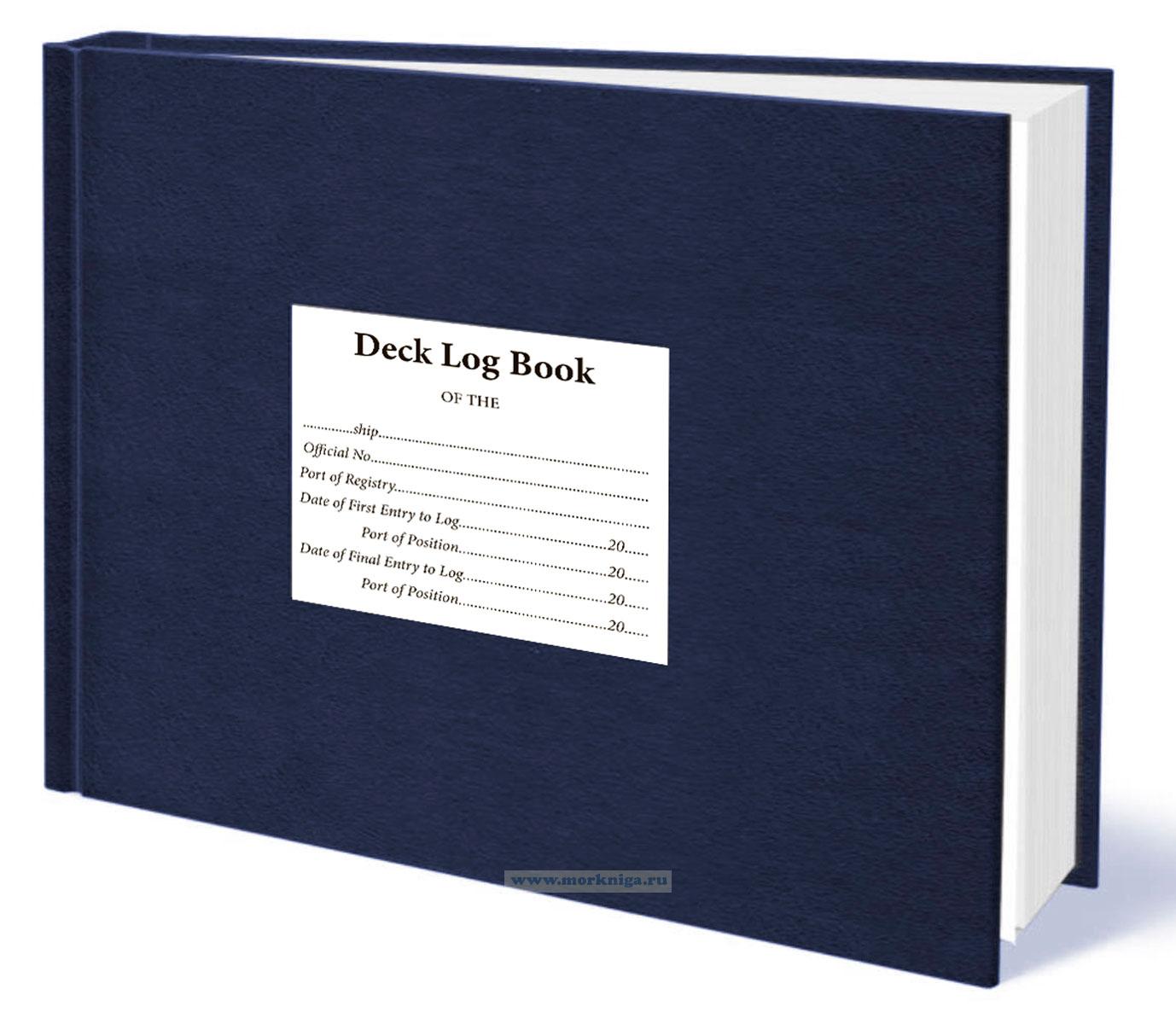 Deck Log Book (3 month edition)