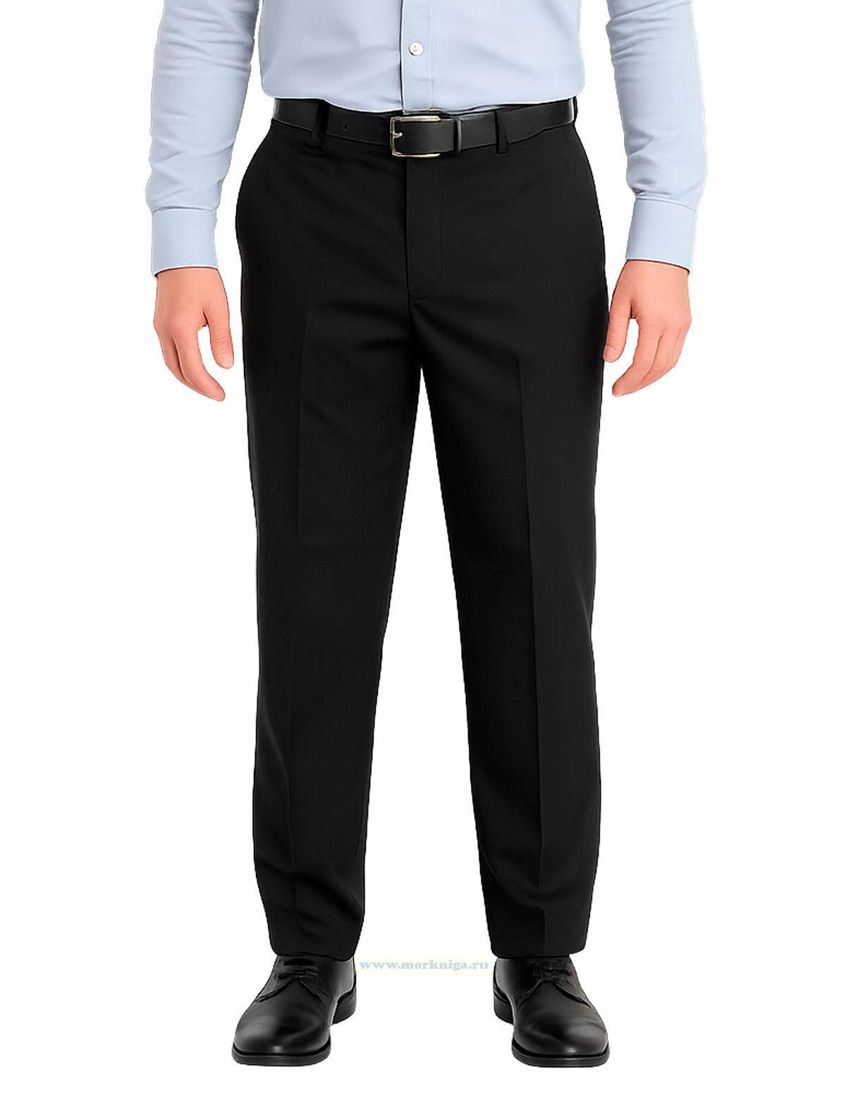 Брюки офицерские (флотские) черные, размер 48-188