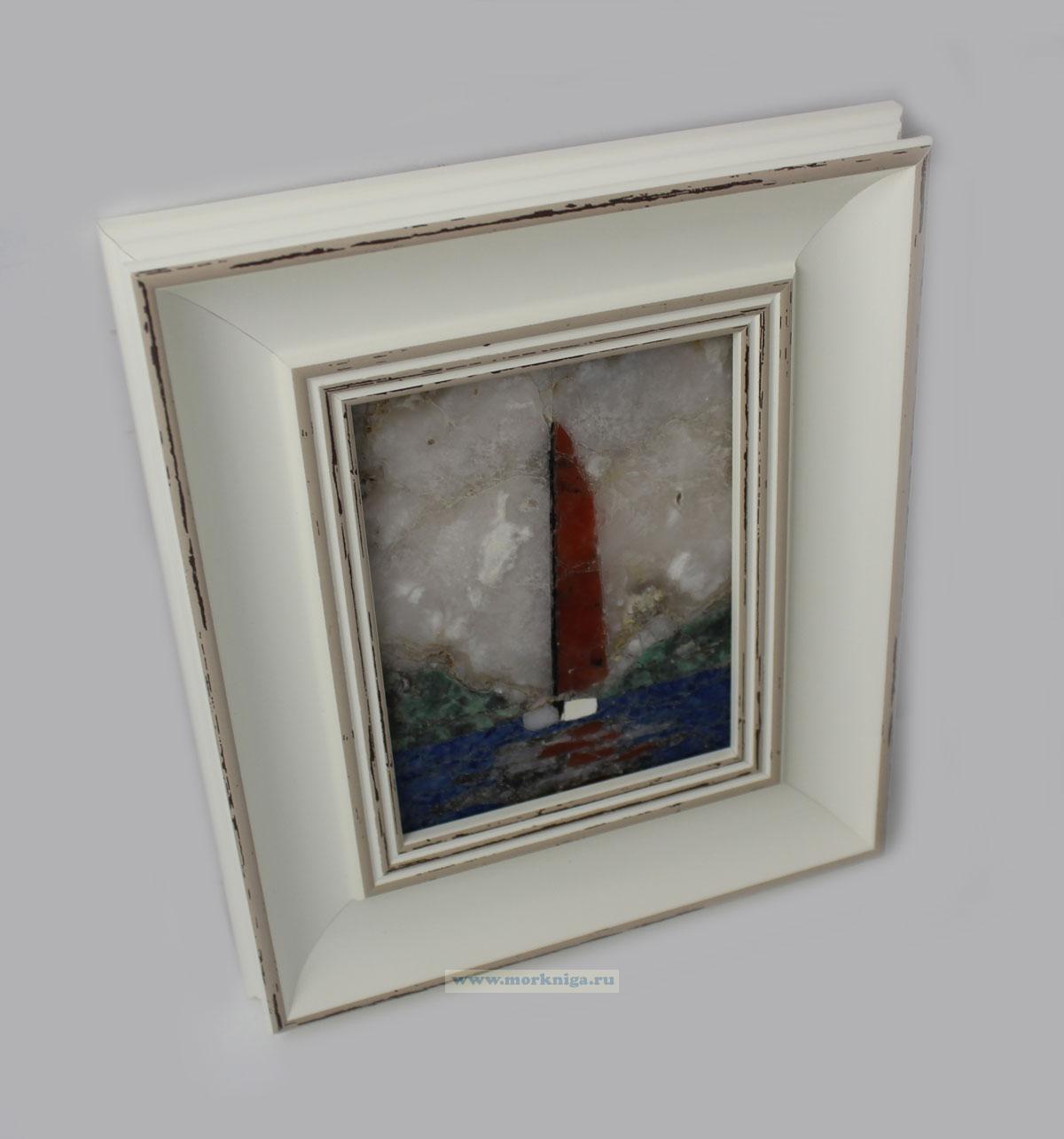 Картина из срезов натурального камня 