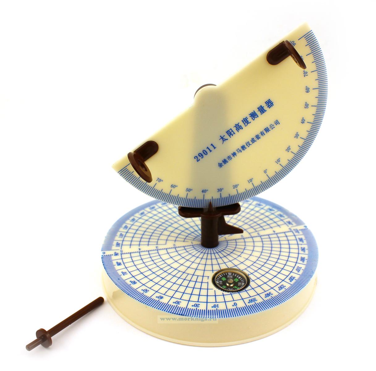 Солнечные часы со встроенным компасом