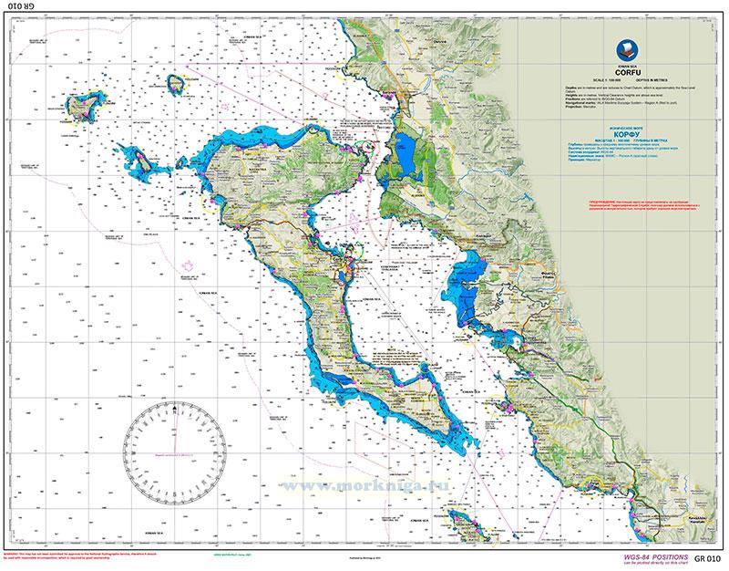 GR-010 Ионическое море. Корфу. Ionian sea. Corfu