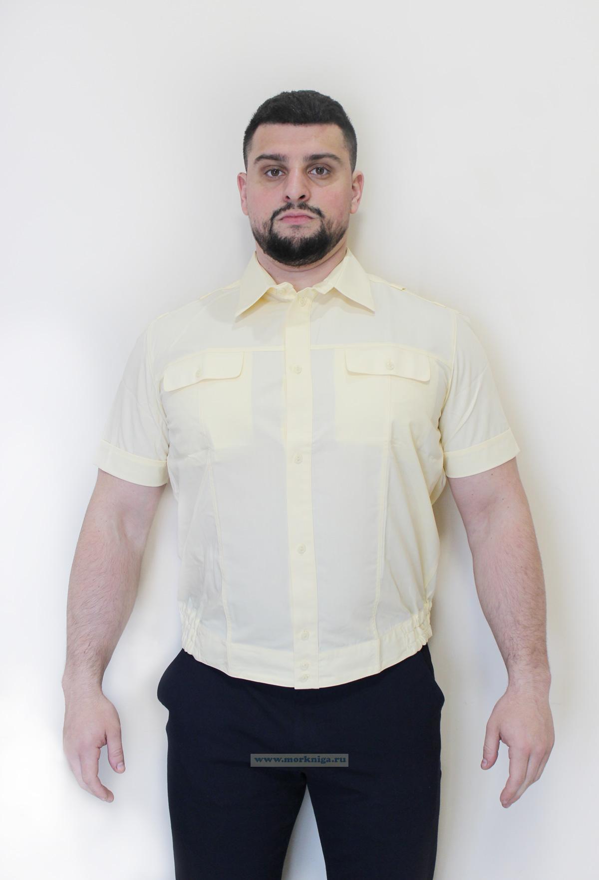 Рубашка для военнослужащих ВМФ РФ (кремовая, с коротким рукавом)