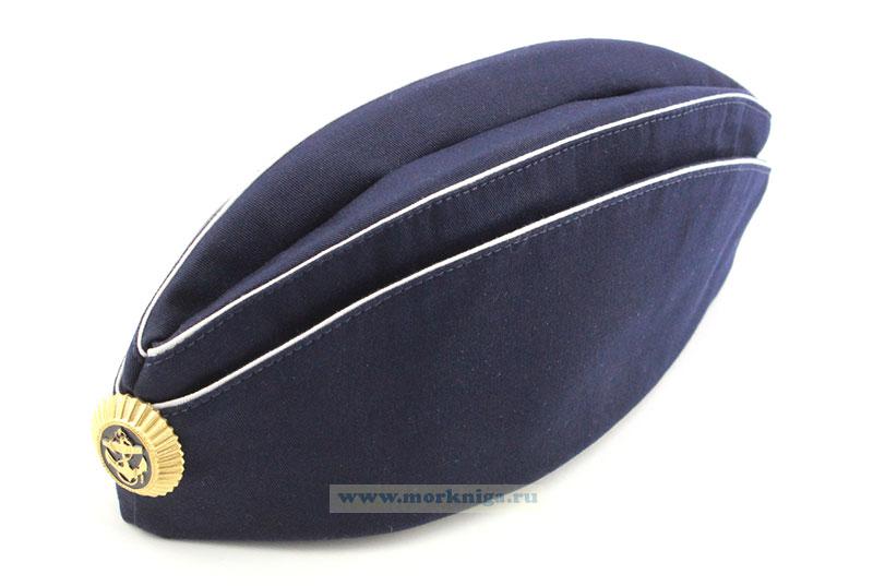 Пилотка военнослужащего ВМФ, темно-синяя, 57