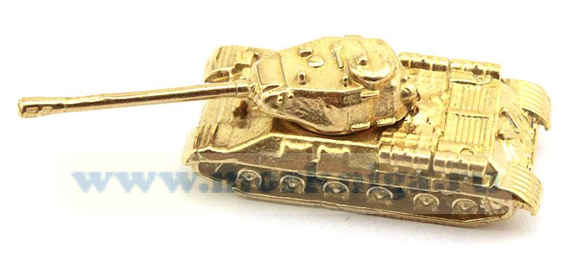 Модель танка из латуни (участники ВОВ советского производства)