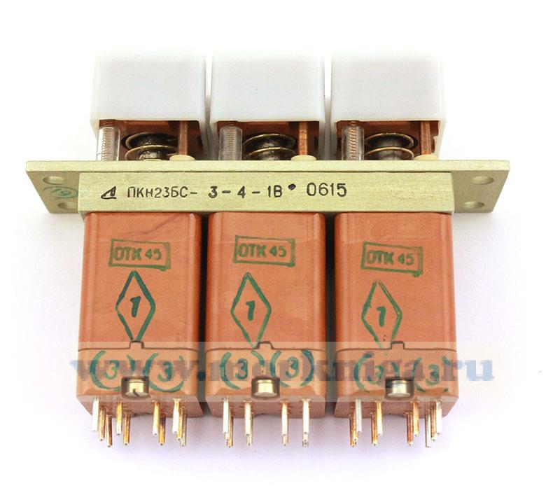 Переключатель кнопочный ПКН23БС-3-4-1В