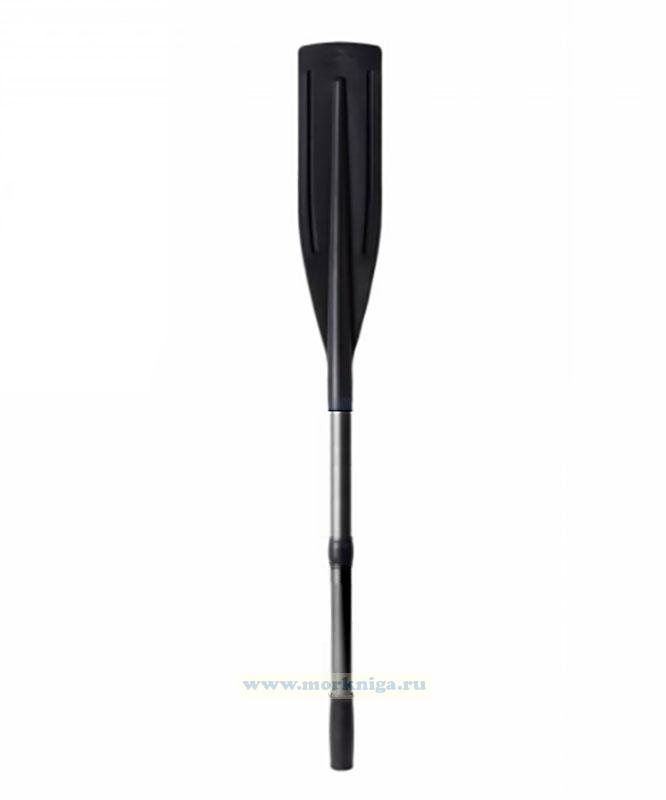 Весло с узкой лопастью (длина: 1,6 м, диаметр трубы: 32 мм, анодированная черная фурнитура, разборное)