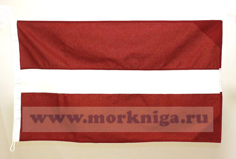 Флаг Латвии судовой (64х107)