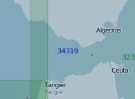 34319 Гибралтарский пролив (Масштаб 1:100 000)