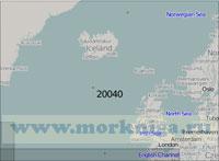 20040 От Балтийского моря до острова Гренландия (Масштаб 1:5 000 000)