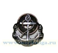 Нагрудный знак принадлежности к ВМФ (якорь с канатом, цепь) для мичманов, старшин и матросов