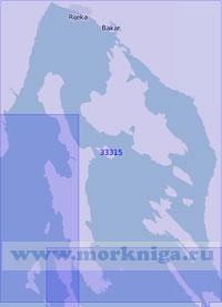 33315 Подходы к порту Риека (Масштаб 1:100 000)