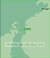 38290В Бухты средней части островов Киклады. Бухта Парикья и пролив Андипарос