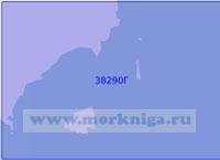 38290Г Бухты средней части островов Киклады. Бухта Трио