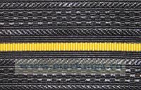 Погонная лента черная с 1 желтым просветом младшего офицерского состава