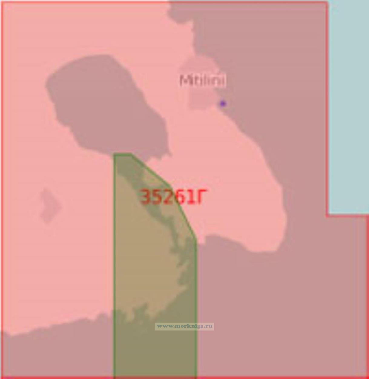 35261Г Порт Митилини и бухты островов Лесбос и Лемнос. Бухта Ерас