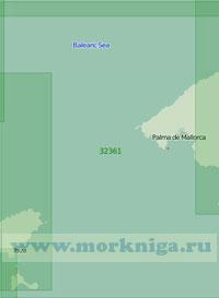 32361 От острова Мальорка до острова Ивиса (Масштаб 1:200 000)