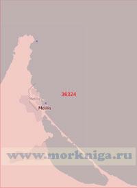 36324 Подходы к порту Мелилья (Масштаб 1:50 000)
