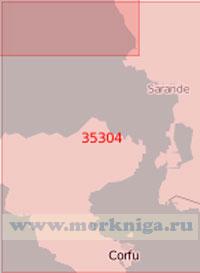 35304 Северная часть пролива Керкира (Масштаб 1:50 000)