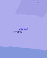28257 От фарватера Дукегат до порта Эмден (Масштаб 1:25 000)