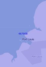 46790 Порт-Луи с подходами и бухта Гранд-Ривьер-Нуар