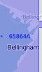 65864 Бухта Беллингхем с проливом Розэрио (Масштаб 1:50 000)