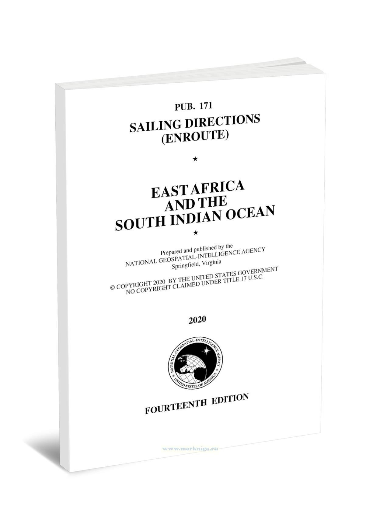 Pub. 171 Sailing Directions (Enroute). East Africa and the South Indian Ocean (2020)/Лоция (маршрут). Восточная Африка и южная часть Индийского океана (2020)