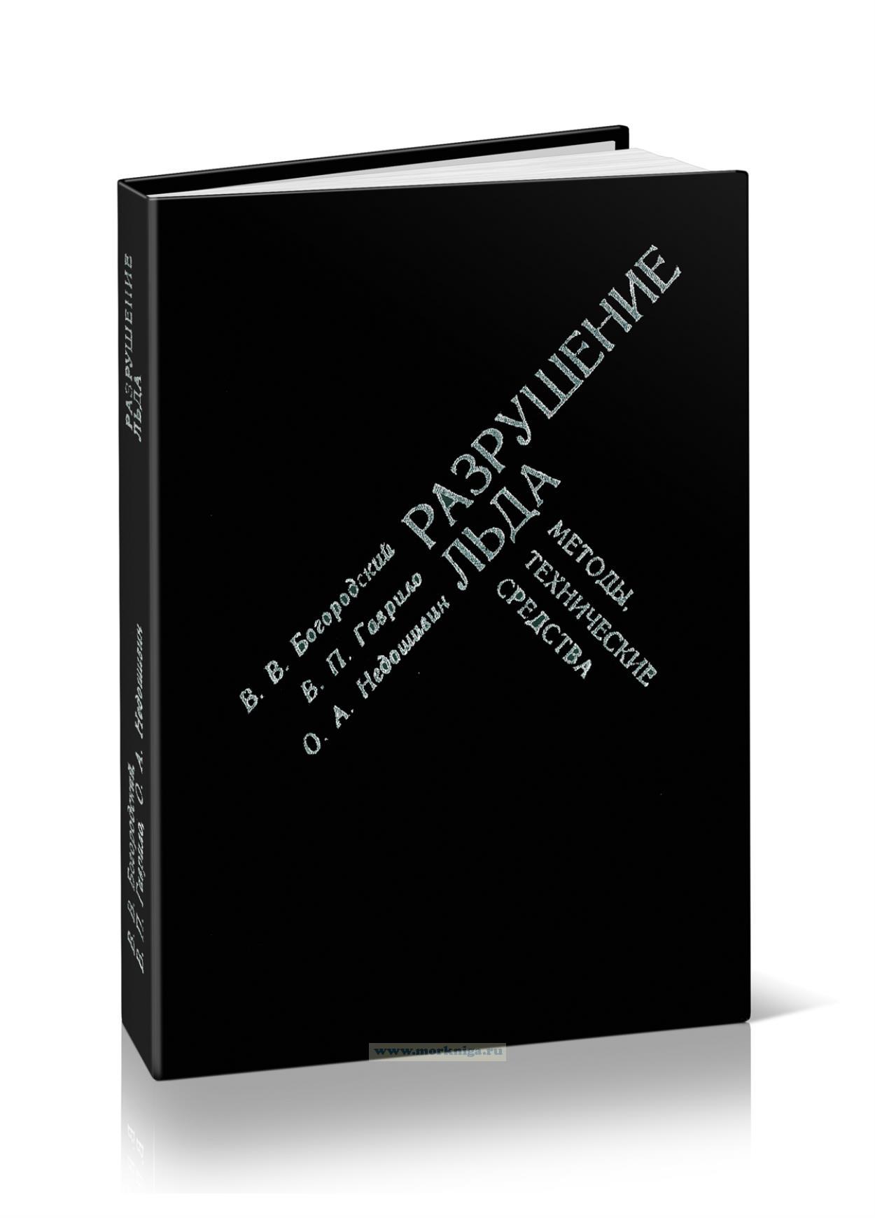 Разрушение льда. Методы, технические средства