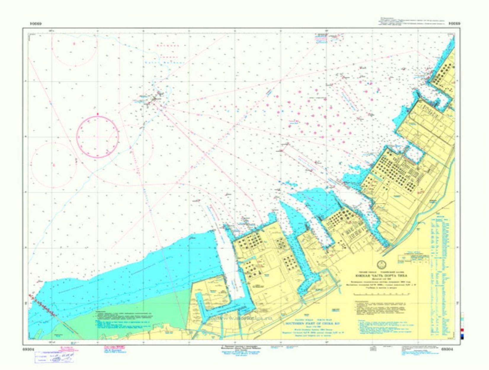 69304 Южная часть порта Тиба (Масштаб 1:15 000)