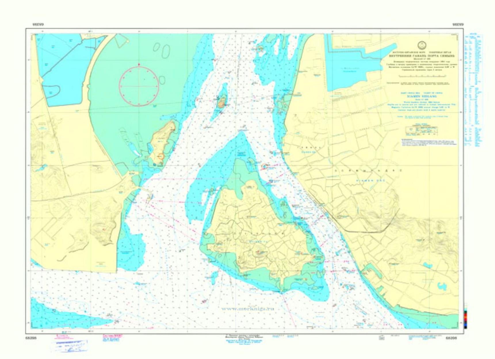 68398 Внутренняя гавань порта Сямынь (Масштаб 1:7 500)