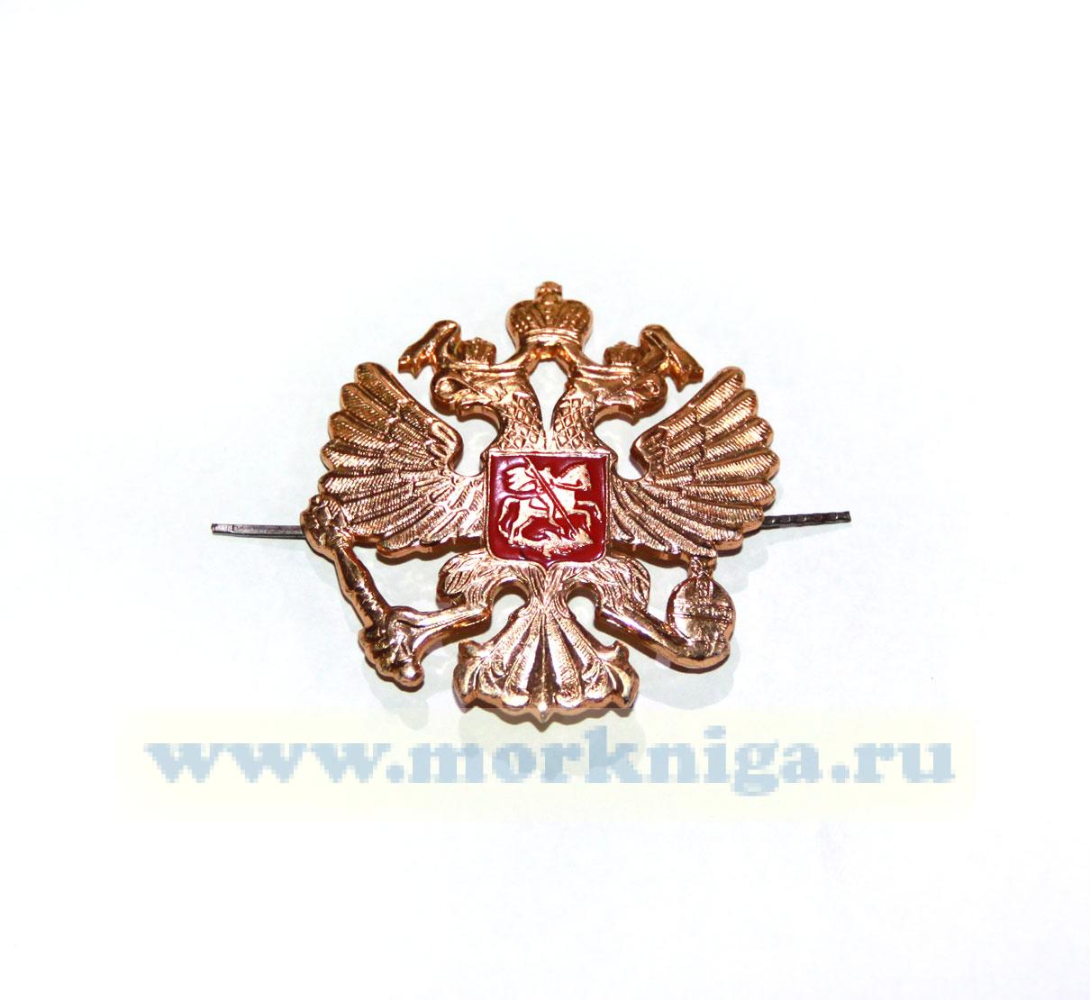 Орел на тулью фуражки МВД круглый старого образца