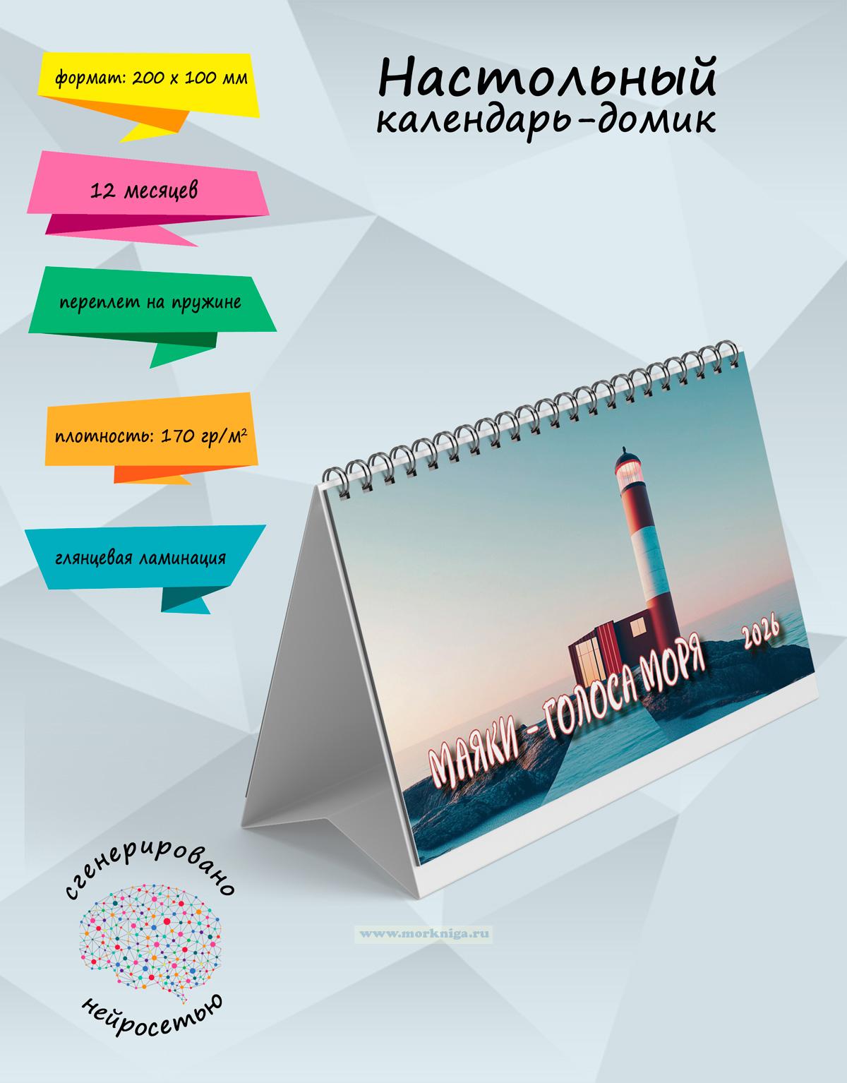 Настольный календарь-домик 