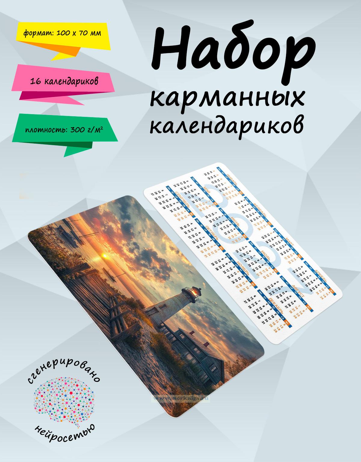 Набор карманных календариков на 2027 год 