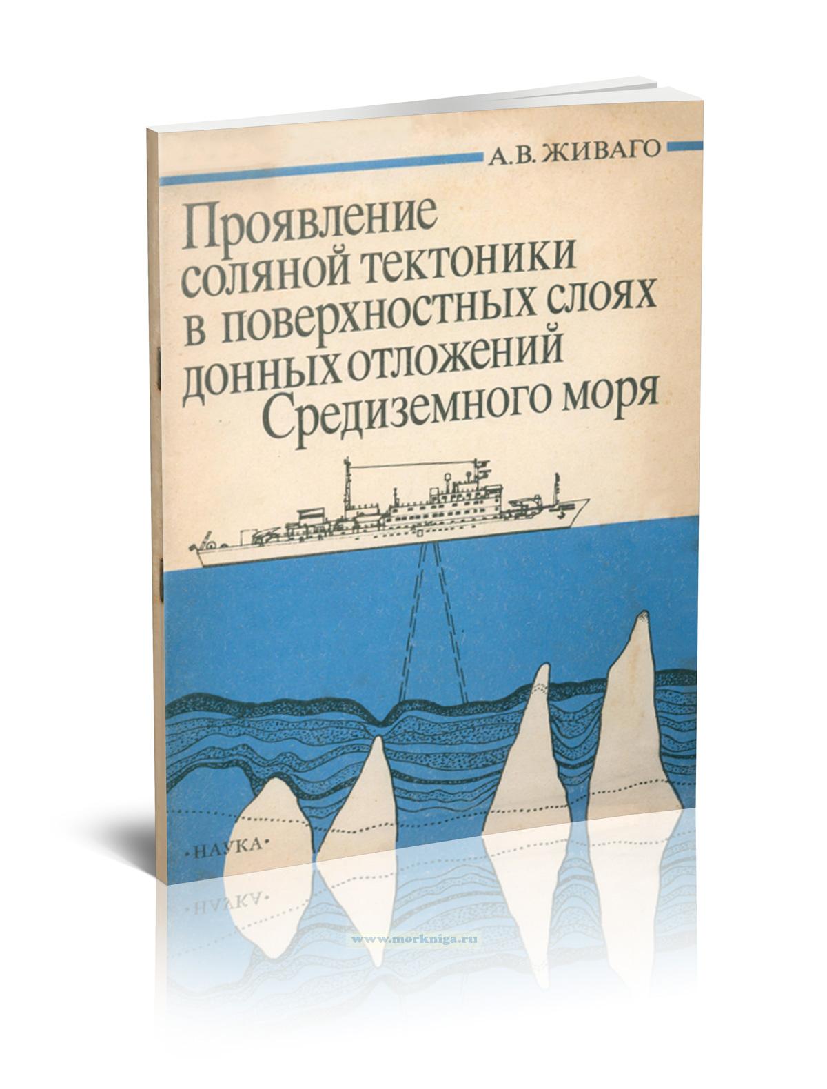 Проявления соляной тектоники в поверхностных слоях донных отложений Средиземного моря