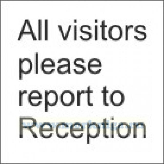 Посетители, зарегистрируйтесь, пожалуйста, на вахте. All visitors Please Report To Reception