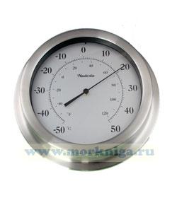 Термометр в стальном корпусе, диаметр 220 мм